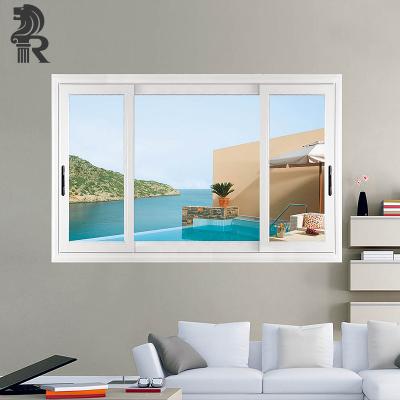 China Folding Screen Powder Coated Heat Insulation Aluminum Sliding Windows Price India for sale