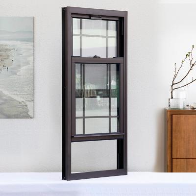 China Magnetic Screen Powder Coated House Aluminum Sliding Mosquito Net Windows Restaurant Horizontal Slide Windows for sale