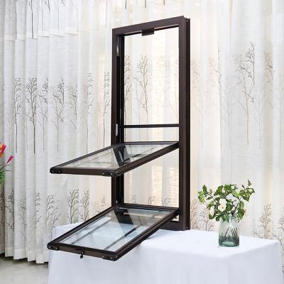 China Sliding Thermal Slide Windows Aluminum Sliding Break Hurricane Impact Vertical Windows Residential for sale