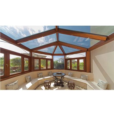 China Modern customized luxury aluminum profile tempered glass sunrooms prices for sale