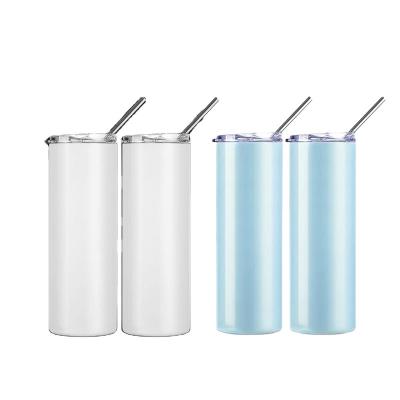 China Viable Factory Price Can Be Selection 20oz Double Stainless Steel Sublimation Tumbler Multicolor Straight With Lid And UV Straw for sale