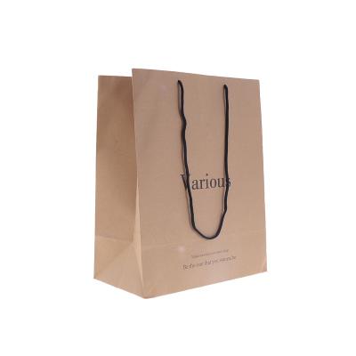 China New Arrival Recyclable Luxury Boutiques Ribbon Handle Recyclable Gift Wrapping Paper Bag Biodegradable Eco Friendly Shopping Bag for sale