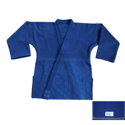 China Durable JUDO BLUE UNIFORM IJF APPROVED 450GSM/950GSM SINGLE/DOUBLE WEAVE TWILL TRIMS JUDO GI for sale