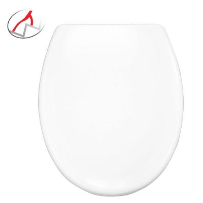 China Slow-end Toilet Seat Maker Round White PP Closed Egg Shape Front Round Toilet Seat Cover for sale