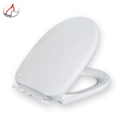 China Slow-end Toilet Seats Cheap Price Bathroom PP Material White Toilet Seat Cover Soft Narrow Lid for sale