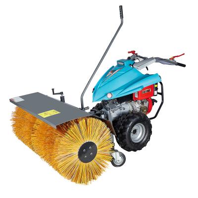 China Professional Plant Fields Walk-Behind Road Snow Sweeper Blower Machine Snow Plow Removal Machine for sale