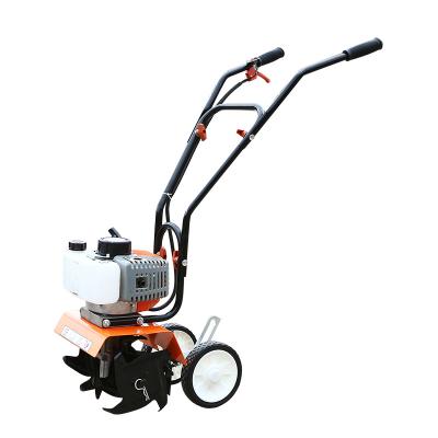 China Farm Garden 49cc 2 Stroke Cultivator Mini Tiller Petrol Tiller for sale