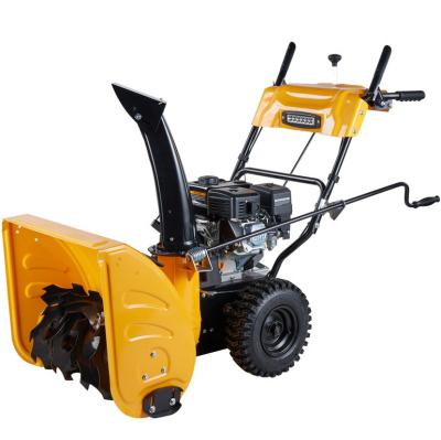 China Electric Snow Shovel 22 Inch 6.5hp and Recoil Start with LED Lamp Gasoline Engine Powered Snow Blower for Residential Use for sale