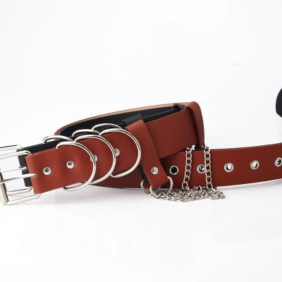 China New fashion and classic high quality trend women's and men's style punk belt alloy stretch buckle accessories belts for sale