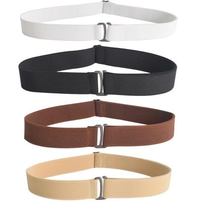 China Woven Elastic Buckle Free Invisible Elastic Waistband Women's Stretch Belt for sale