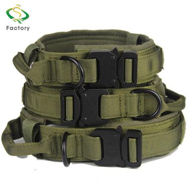 China Sustainable Wholesale Adjustable Soft Cloth Lead Training Dog Collar Nylon Pet for sale