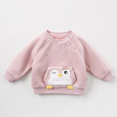 China Wholesale Unisex Kids Anti Shrink Pullover Animal Sweatshirt Animal Hoodies Pink for sale