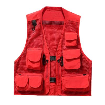 China Breathable Custom Fishing Military Tactical Running Vest Stage Outdoor Vest for sale