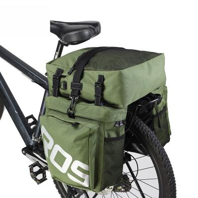 China Double Saddle Trunk Bike Saddle Bag Travel Pannier Bicycle Tail Bag - Nylon Seat Bag for sale