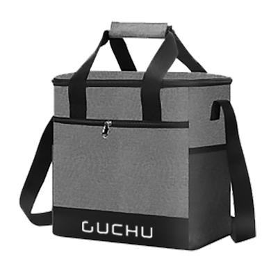 China Waterproof Waterproof Cooler Bag Large Capacity Outdoor Lunch Insulated Cooler Bag With Aluminum Foil for sale