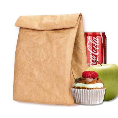 China Custom Waterproof BBQ Party Portable Ice Insulated Tyvek Paper Lunch Cooler Bag for sale