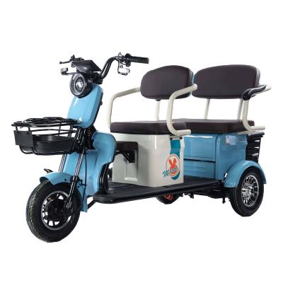 China Electric Passenger Tricycle 3wheel Scooter Trike Motorcycle 10 Electric Digital 500W Tricycles Open Passenger Tricycle 2 Person for sale