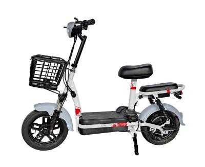 China New Model High Carbon Steel City Carton Classic Design High Carbon Steel Electric Bicycle for sale