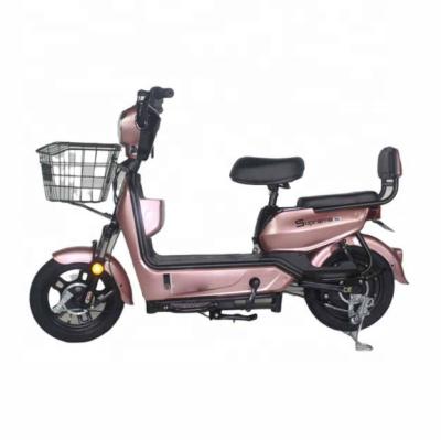 China High carton steel electric bikes for adults two wheels 48v 12ah electric scooter ebike 350W for sale