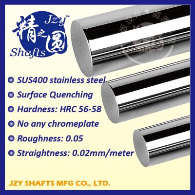 China stainless steel hardened shaft with diameter 3mm high straightness for precision machines for sale