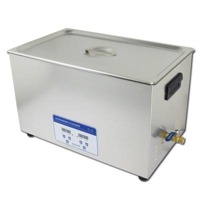 China Stainless Steel Benchtop Ultrasonic Cleaner 30liter 40KHz for Desiel Oil Removal for sale