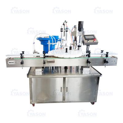 China Automatic Plastic Food Water Wine Bottle Screw Glass Capping Machine Locking Machine for sale