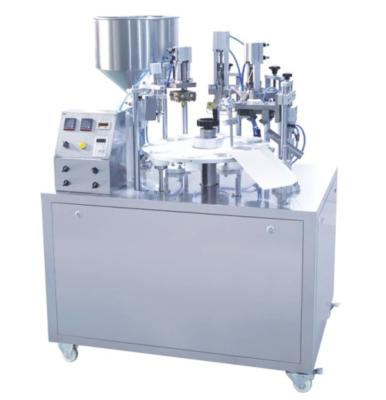 China Automatic Food Plastic Aluminum Tube Filling And Sealing Machine For Hand Lotion for sale