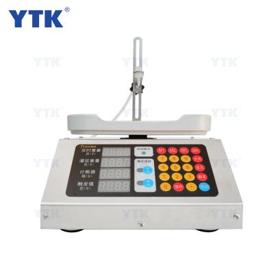 China YTK-M90 Small Scale Chemical Semi-automatic Liquid Oil Weighing Filling Machine for sale