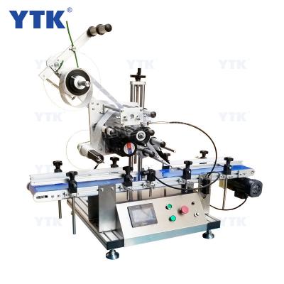 China Food YTK-160(D) automatic flat labeling machine for flat carton box for sale