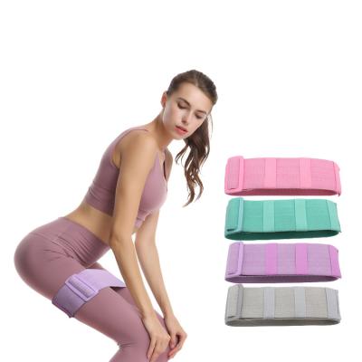 China Adjustable Hip Band Thickening Non-slip Yoga Buttocks Beautiful Buttocks Rings Tension Belt Hip Belt Resistance Lifting Band for sale