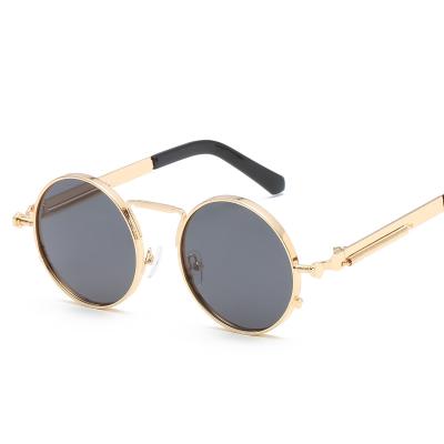 China 2020 Fashion Retro Steampunk Sunglasses Gafas De Sol Cat 3 Round Polarized Sunglasses for sale