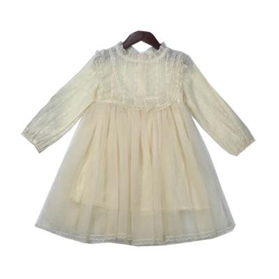 China Summer Kids Clothing Girls Washable Princess Gauze Dress With Soft Inner Cotton Half Sleeve Girls Dress Soft Style for sale