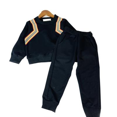 China Casual Spring Autumn Kids Clothing Sets with Pullover Sweatshirt and Sweatpants Set Boys Cotton Clothes Girls Suits Kids Casual Wear for sale