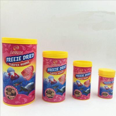 China Small Medium Tropical Stocked Goldfish Ornamental Guppies Fish Food Fish Flake Feed for sale