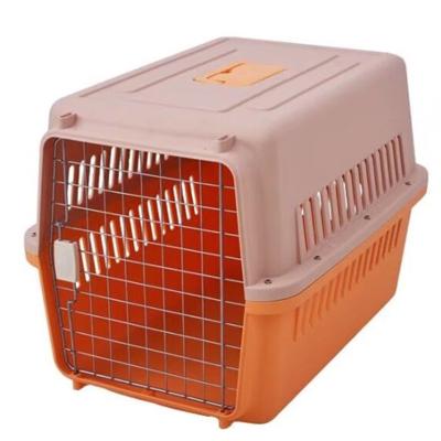 China Sustainable Collapsible Pet Travel Dog Crate For Flight Travel Transport for sale