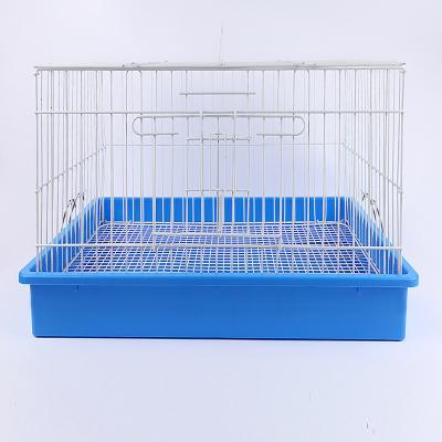 China Quality Viable Goods Sell Like Hot Cakes Stepping Up Tray Prevent Splash With Thick Wire Guinea Pigs Rabbit Cage for sale