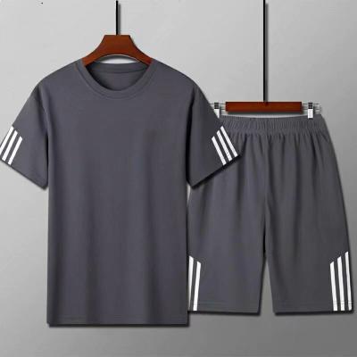 China Wholesale Fitness Breathable Loose Quick Dry Men's Service Men's Casual Tracksuits Sports T Tracker Set for sale