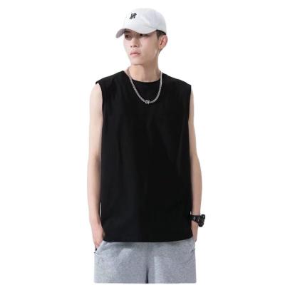 China Anti-wrinkle China factory direct sales men's cotton vest custom summer sleeveless t-shirt for sale