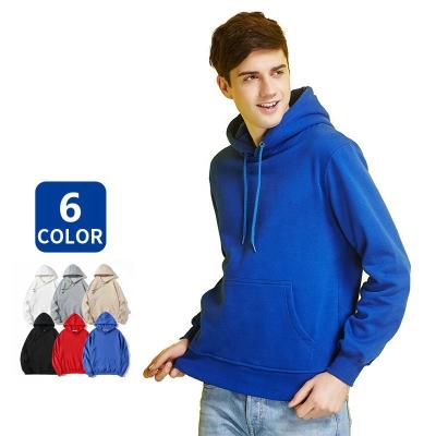 China Anti-wrinkle Hoodies For Men Fashion Large Size Soft Spring Clothing High Street Simple Hooded Loose Sweatshirt for sale