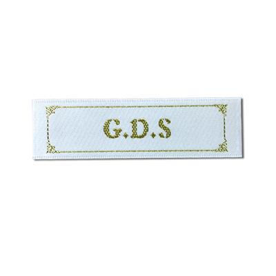 중국 Hot Sale End Ply Washable Satin Woven Labels For Clothing Dress Hoodie Labels Apparel Label 판매용