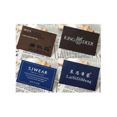 China Factory Sustainable Fashion Customized Sewing Labels Shirt Bags Garment Label Tag Woven Labels For Clothes en venta