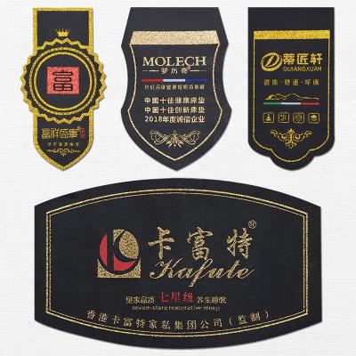 China Viable Wholesale Custom High Density Woven Label Bed Labels For Mattress Label Customized Home Textiles Quilting Triangle Trapeze Labels à venda