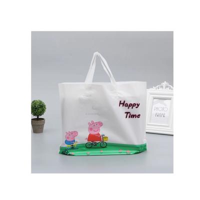 China Custom Printed Shock Resistance Restaurant Shopping Bag T-shirt Food Plastic Spike Out Bag for sale