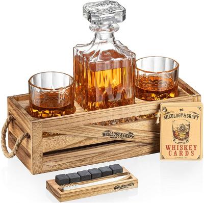 China Popular Amazon Whiskey Set Whiskey Stored Whiskey Glass Stones for sale