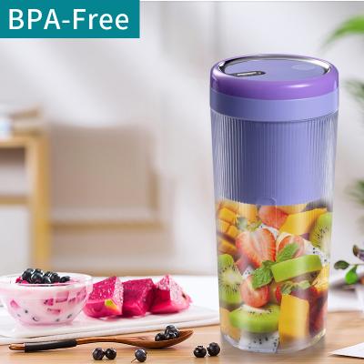 China Rechargeable Car Smoothie Battery Shake Pick and Go Take Fruit Protein Mini Multi Sport Juicer Portable Blender for sale