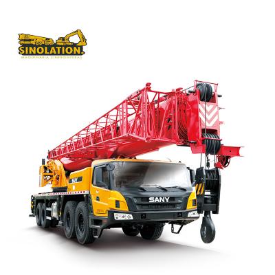 China Building material stores SANY used truck crane folding arm crane used hydraulic crane best price for sale