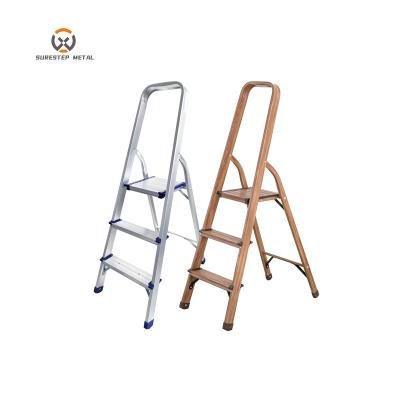 China Folding Ladders En131 Approved Aluminum Household Portable Folding Ladder for sale