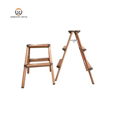 China Folding Ladders Technology Manufacturing 3 Small 2 Step Step Folding Stool Ladders for sale