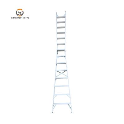 China Folding Ladders Combination Ladder Working Height, Double Sided Extension Ladder for sale