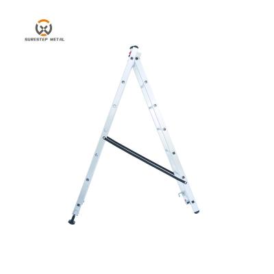 China Wholesale Multi Function Folding Ladders Double Side Rack Shaft Aluminum Ladder for sale